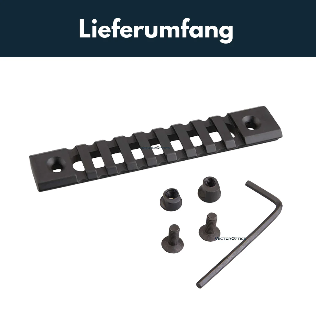 Vector Optics 21mm KeyMod Schiene Länge wählbar - Image 3