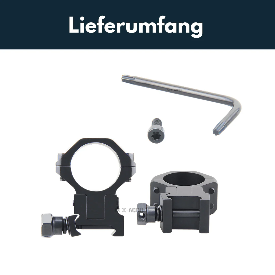 Vector Optics höhenverstellbare Montage für 25,4mm, 30mm & 34mm Tubus und 11mm / 21mm Schiene - Image 3