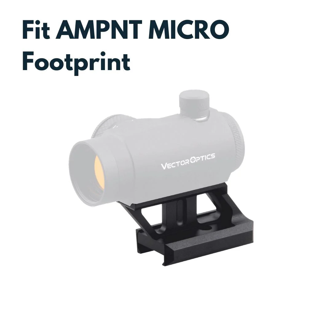 Vector Optics MAV-P10 Montage für Aimpoint Micro Footprint, 21mm Picatinny, h=25,6mm - Image 3