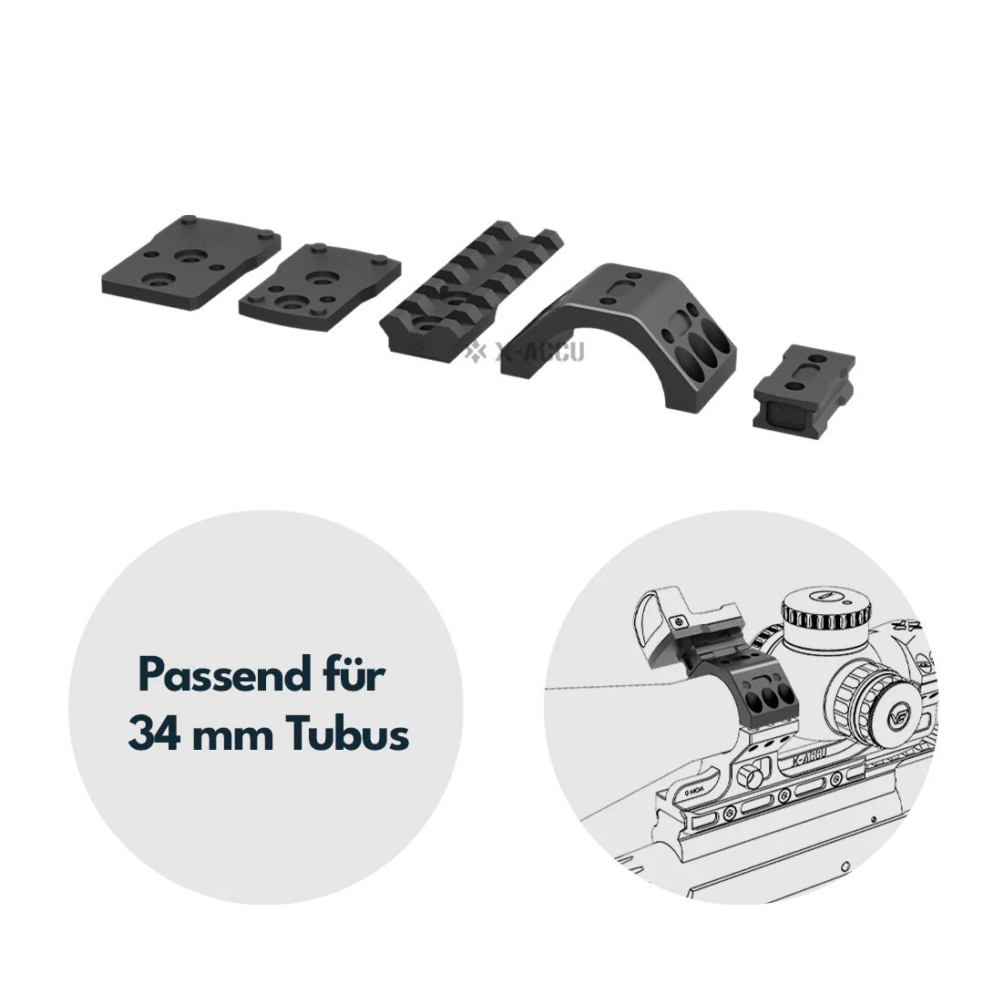 Vector Optics Reddot Mounting Kit für 30 und 34mm Tubus - Image 9