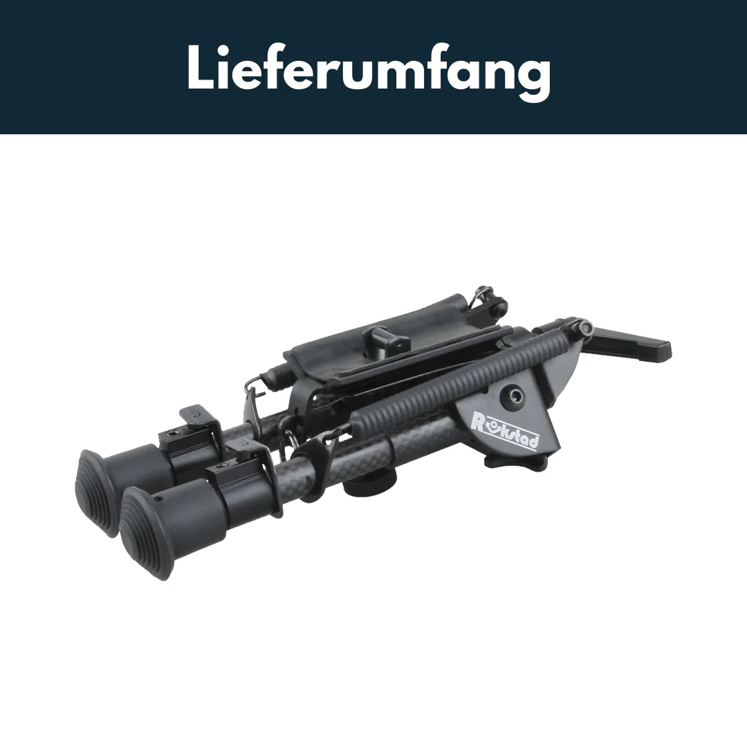Vector Optics Rokstad Swivel Bipod aus Kohlenstoff und Aluminium in verschiedenen Höhen - Image 4