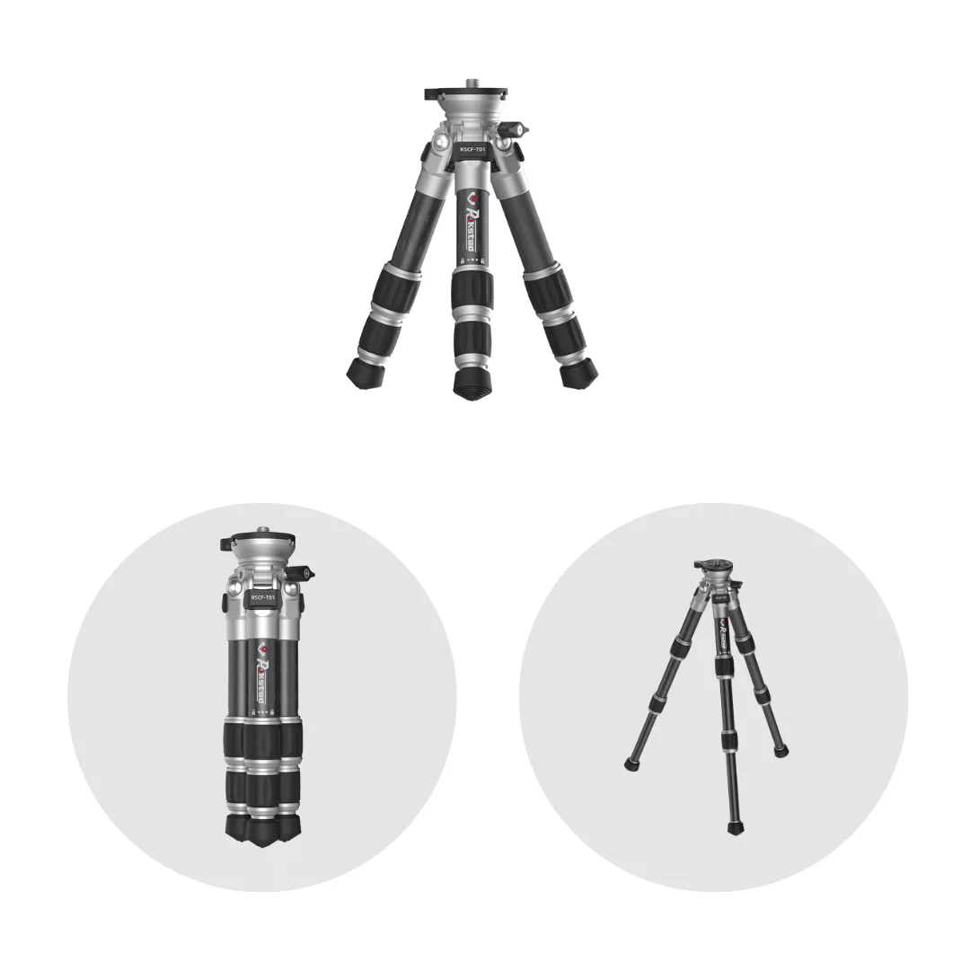 Vector Optics RSCF-T01 Rokstad 25-38cm Tripod Stativ aus Carbonfaser