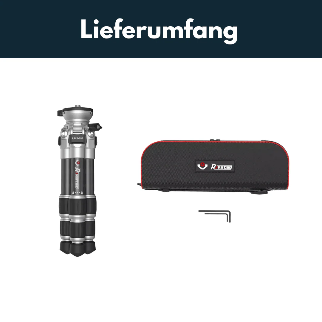 Vector Optics RSCF-T01 Rokstad 25-38cm Tripod Stativ aus Carbonfaser - Image 6