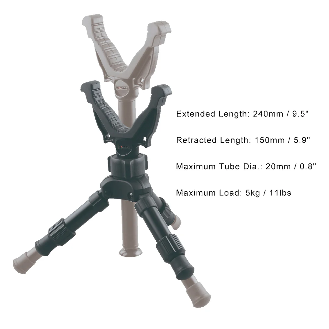 Vector Optics RSGR-06 20-26cm Tripod zur Gewehrauflage - Image 4