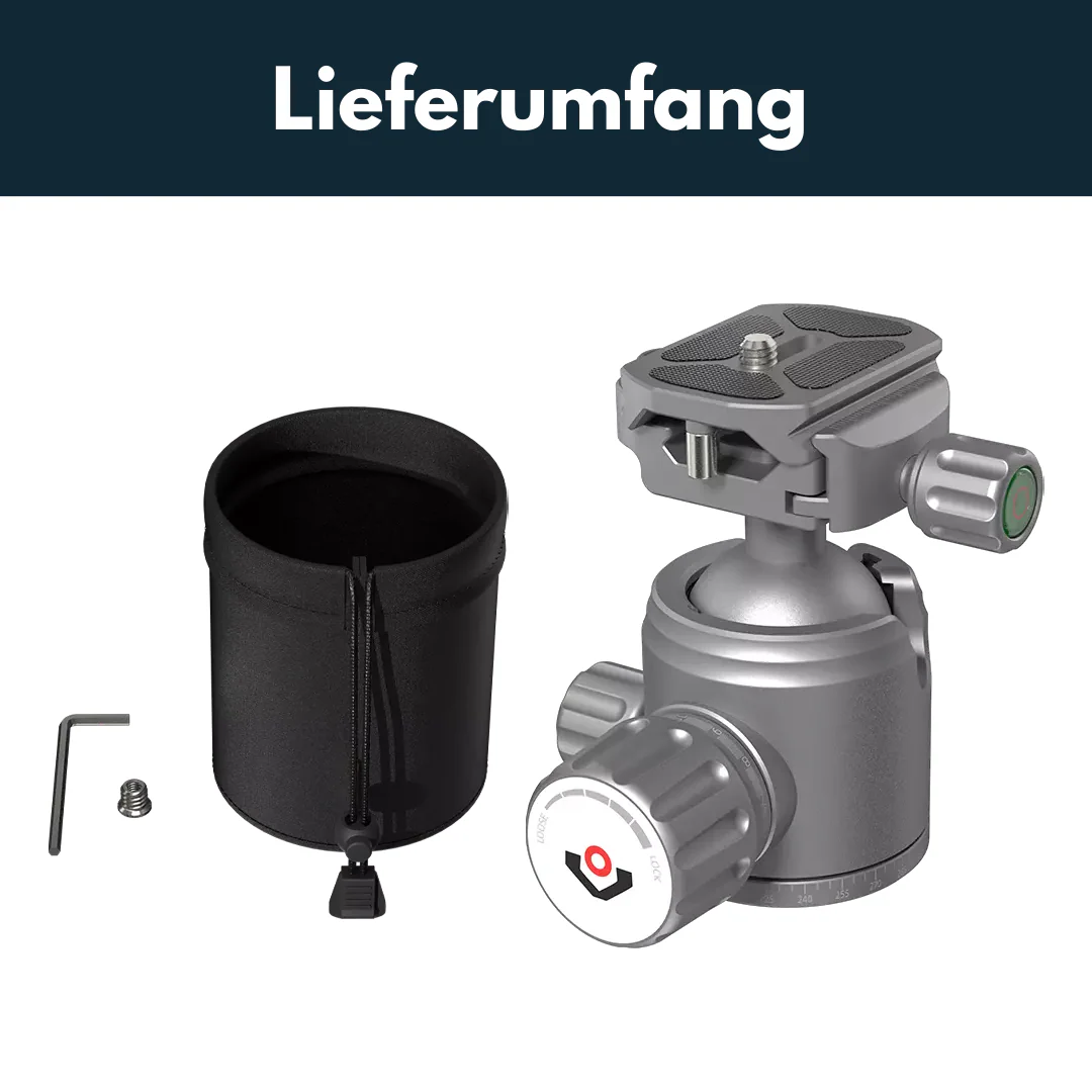 Vector Optics RSRH-01 38mm Kugelkopf für Stativ RSCF-T01 - Image 8