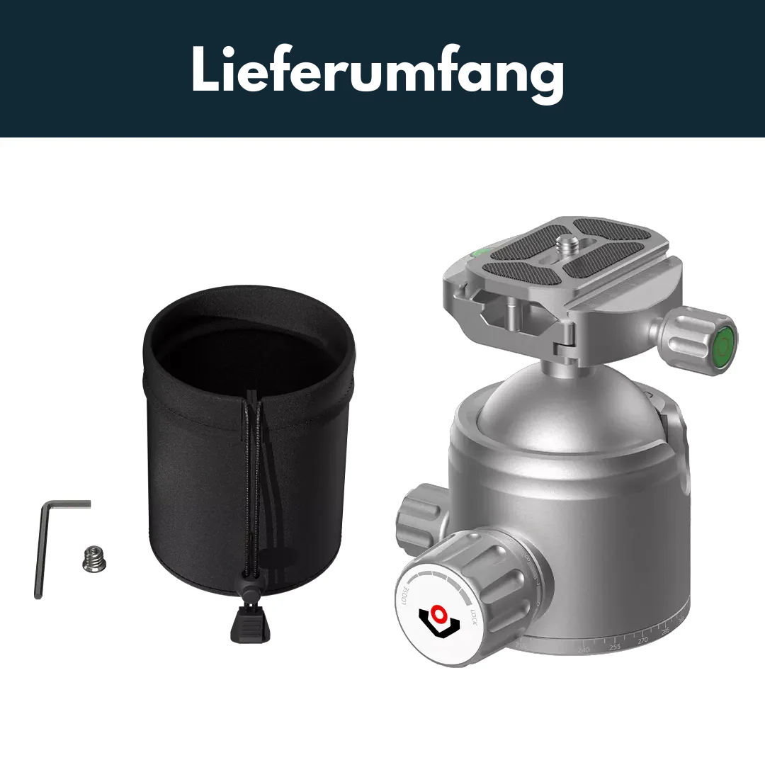 Vector Optics RSRH-02 56mm Kugelkopf für Stativ RSCF-T03 - Image 8