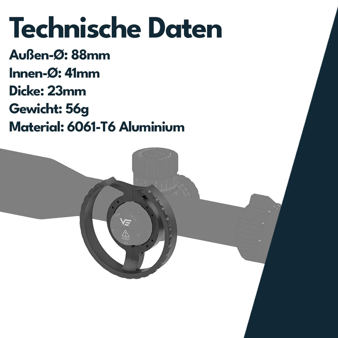 Vector Optics SCBSW-T1 Großes Paralaxenrad für Tauron Zielfernrohre - Image 4