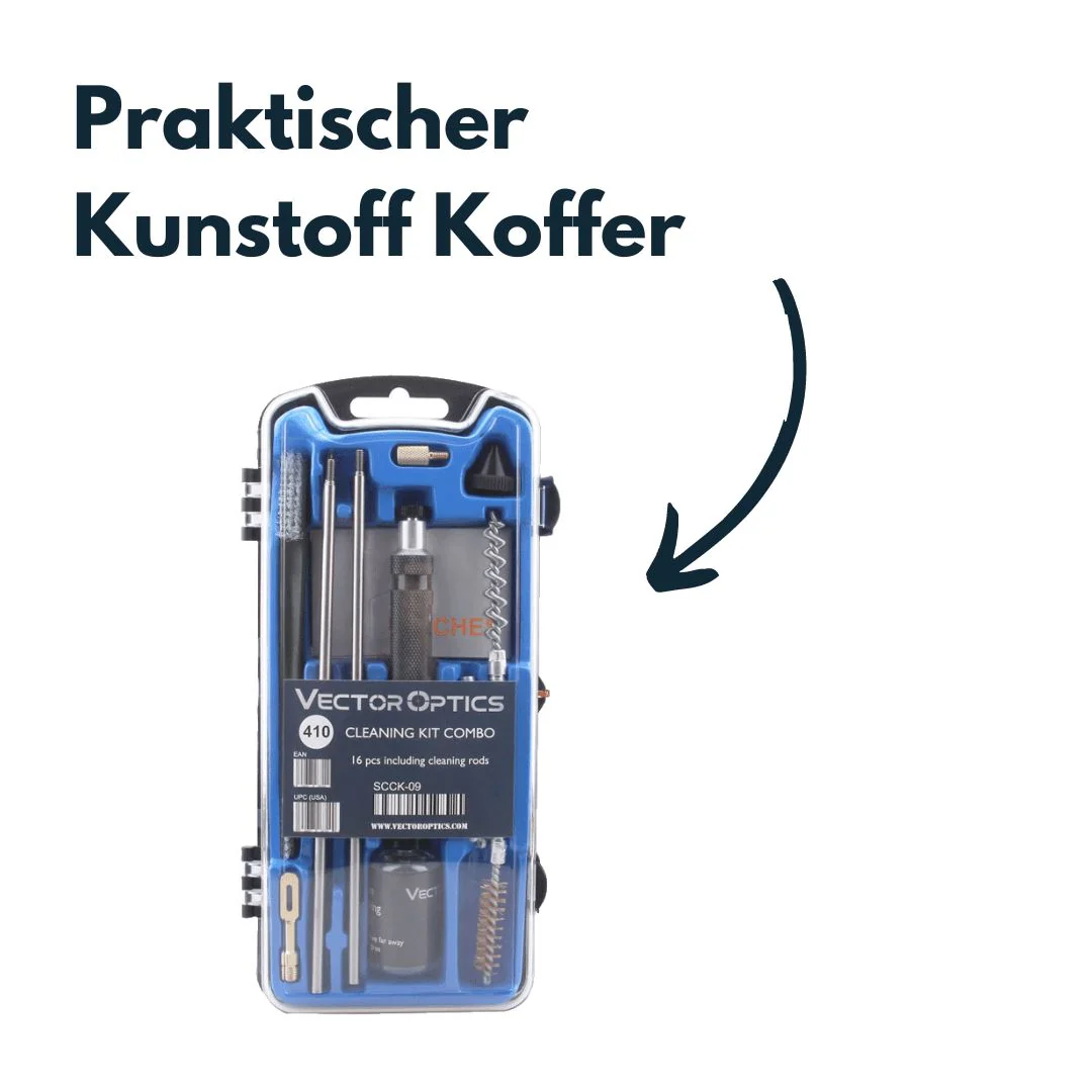 Vector Optics SCCK-10 Gunpany 19 Teile Waffenreinigungsset für Luftgewehre .177 und .22 - Image 3