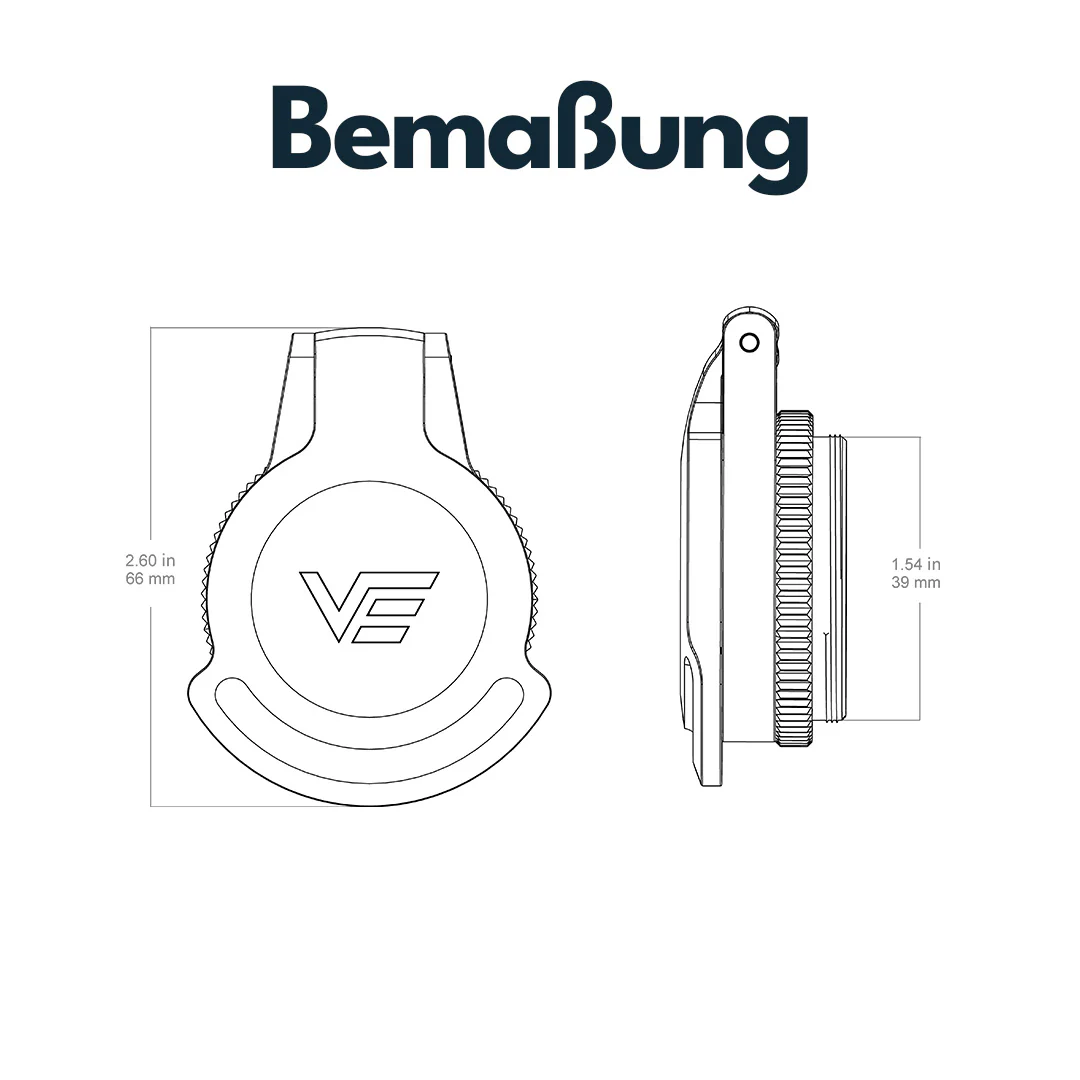Vector Optics SCFC-M28 Aluminium Flip-Up Cap für Contintal Objektiv 28mm - Image 2