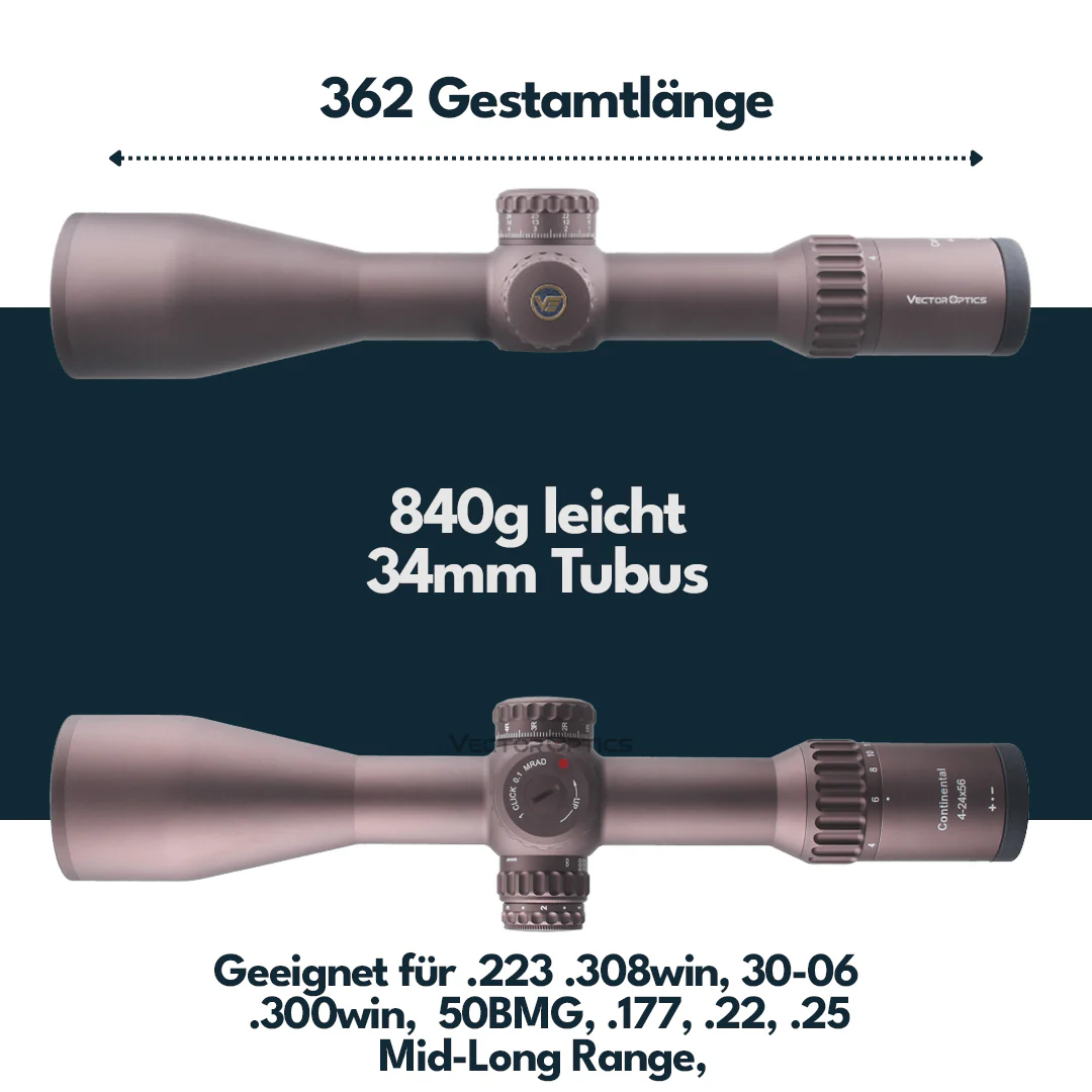 Vector Optics SCFF-39 Continental x6 4-24x56 Coyote FDE - Image 6