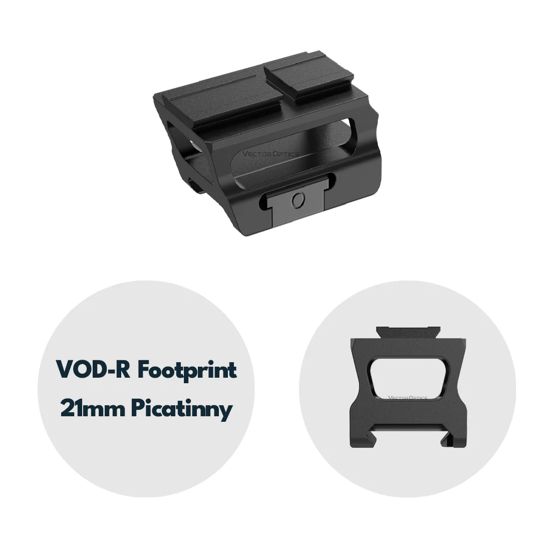 Vector Optics SCFRM-15 Raiser-Montage mit Aimpoint Footprint für 21mm h=19mm