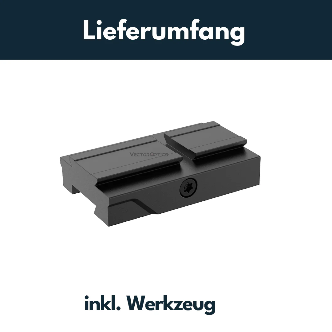 Vector Optics SCFRM-17 Montage mit VOD (Aimpoint) Footprint für 11mm Dovetail, h=6mm - Image 5