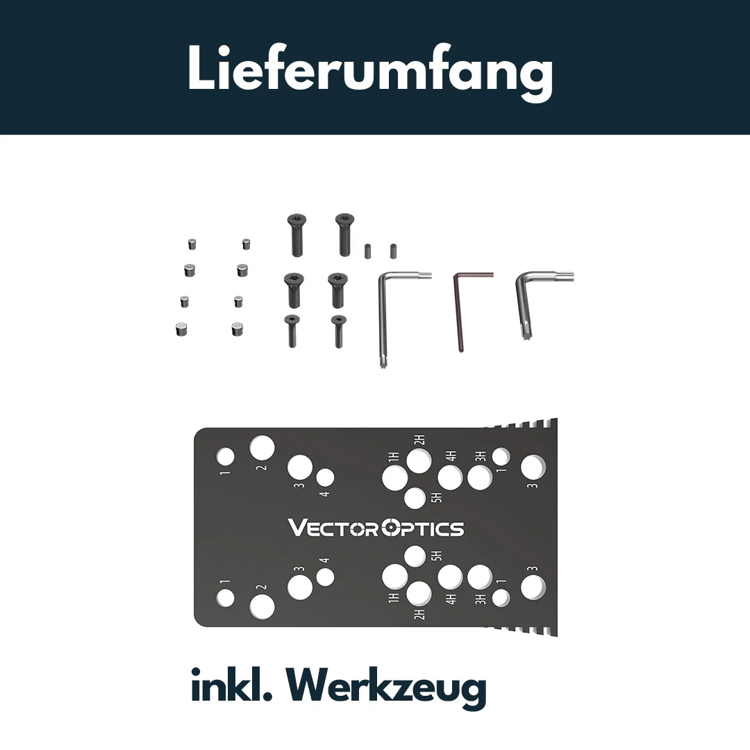 Vector Optics SCFRM-21 Universal Montageplatte für CZ Shadow, Shadow 2 und SP-01 - Image 6