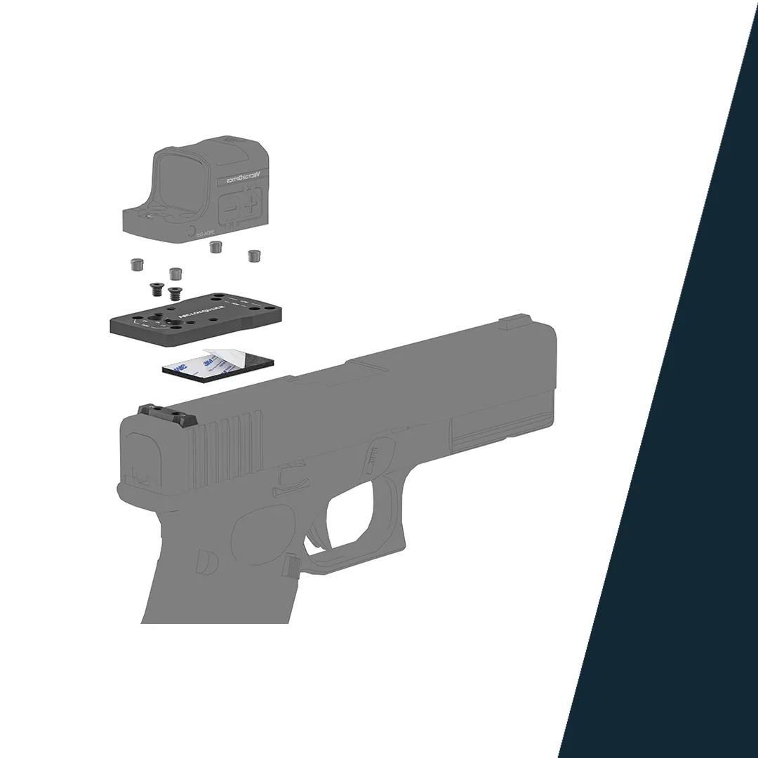 Vector Optics SCFRM-GK10 2in1 Glock Montage für Reflexvisiere mit MOJ & MGT Footprint - Image 4