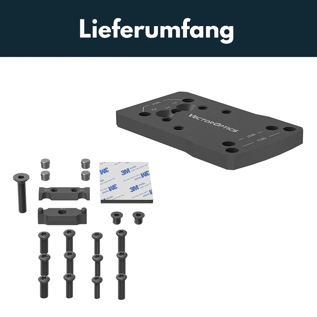 Vector Optics SCFRM-GK10 2in1 Glock Montage für Reflexvisiere mit MOJ & MGT Footprint - Image 6