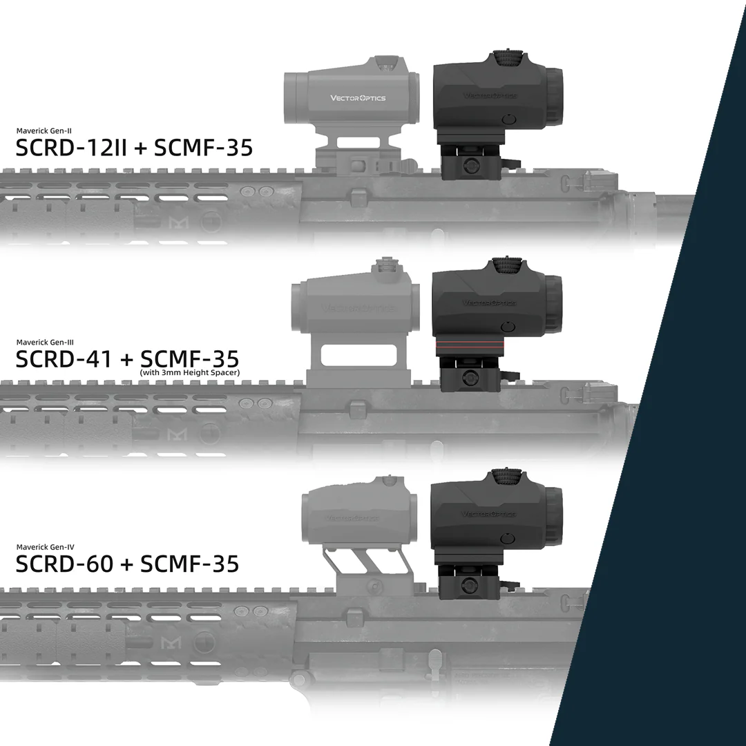 Vector Optics SCMF-35 Maverick-IV 3x22 Magnifier Mini - Image 3