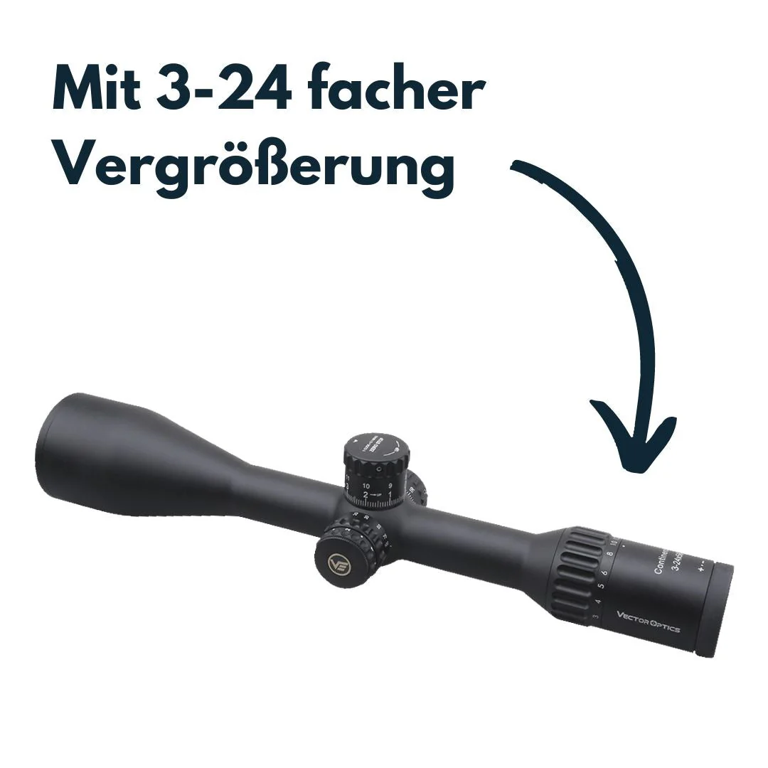 Vector Optics SCOL-T50 Continental x8 3-24x56 ED SFP Tactical - Image 3