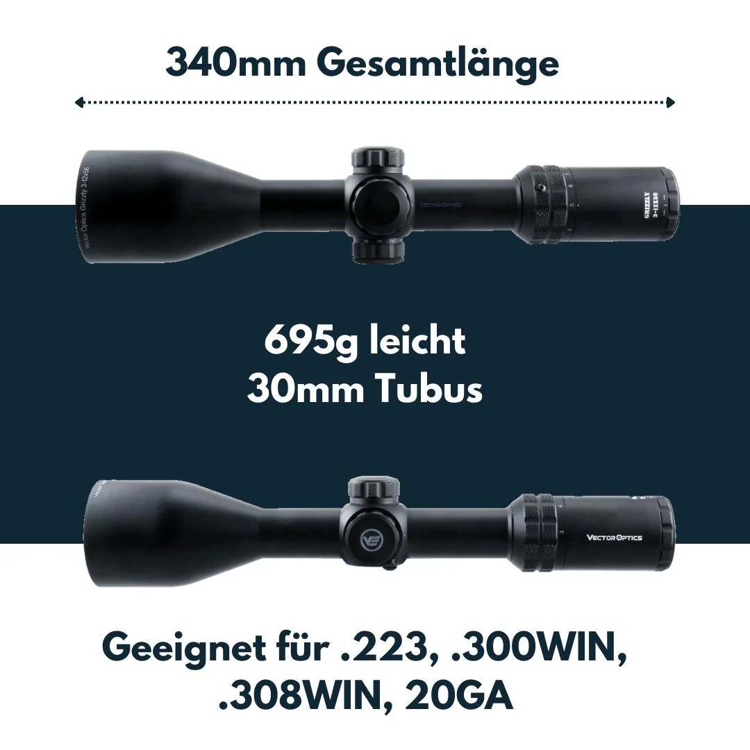 Vector Optics SCOM-09 Grizzly 3-12x56SFP E 11mm Dovetail - Image 5