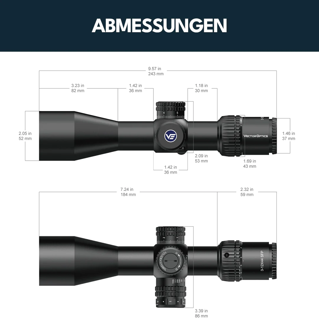 Vector Optics SCOM-40 Veyron 3-12x44IR - Image 7