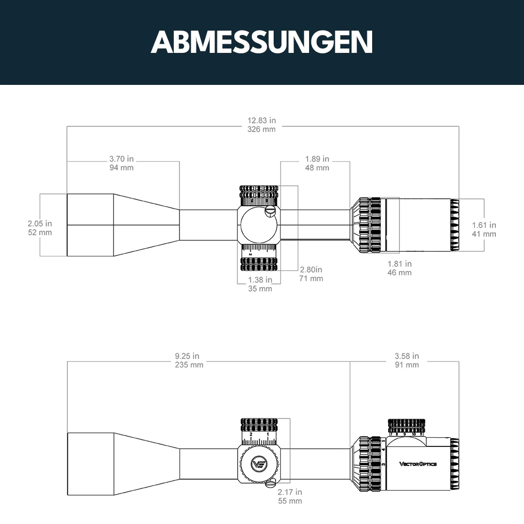 Vector Optics SCOM-44 Hugo 3-12x40i Fiber SFP - Image 7
