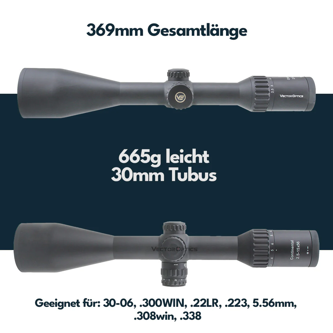 Vector Optics SCOM-47 Continental x6 2.5-15x56 G4 Fiber Hunting - Image 6