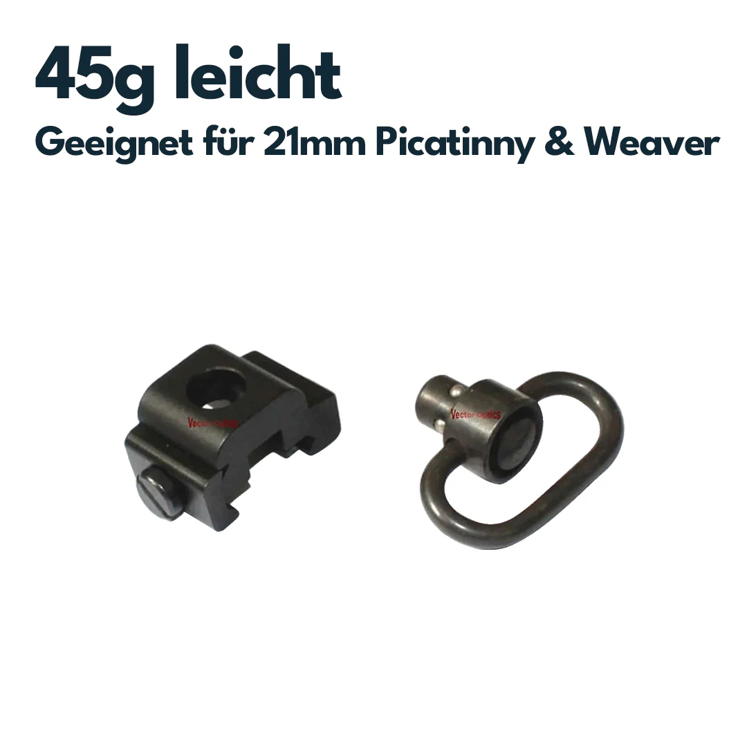 Vector Optics SCOT-36 Schlaufe für Tragegurt zur Montage auf 21mm Schiene - Image 2