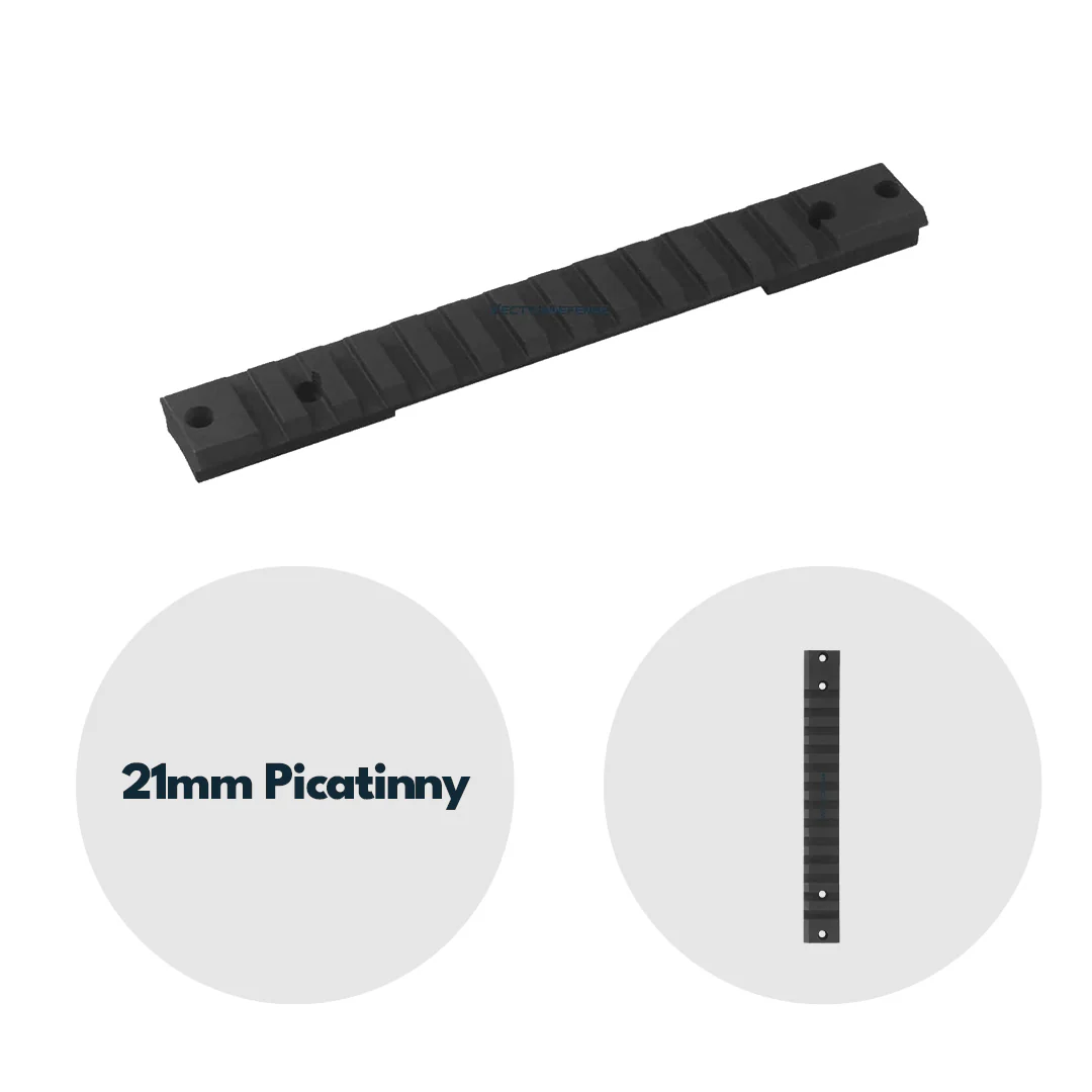 Vector Optics SCRA-63 159mm 20MOA Stahl Picatinny Schiene für Remington 700 long Action