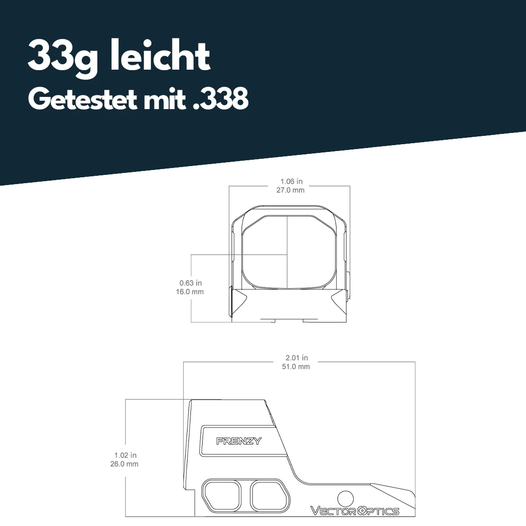 Vector Optics SCRD-81 Frenzy 1x16x21 GLOCK MOS - Image 3