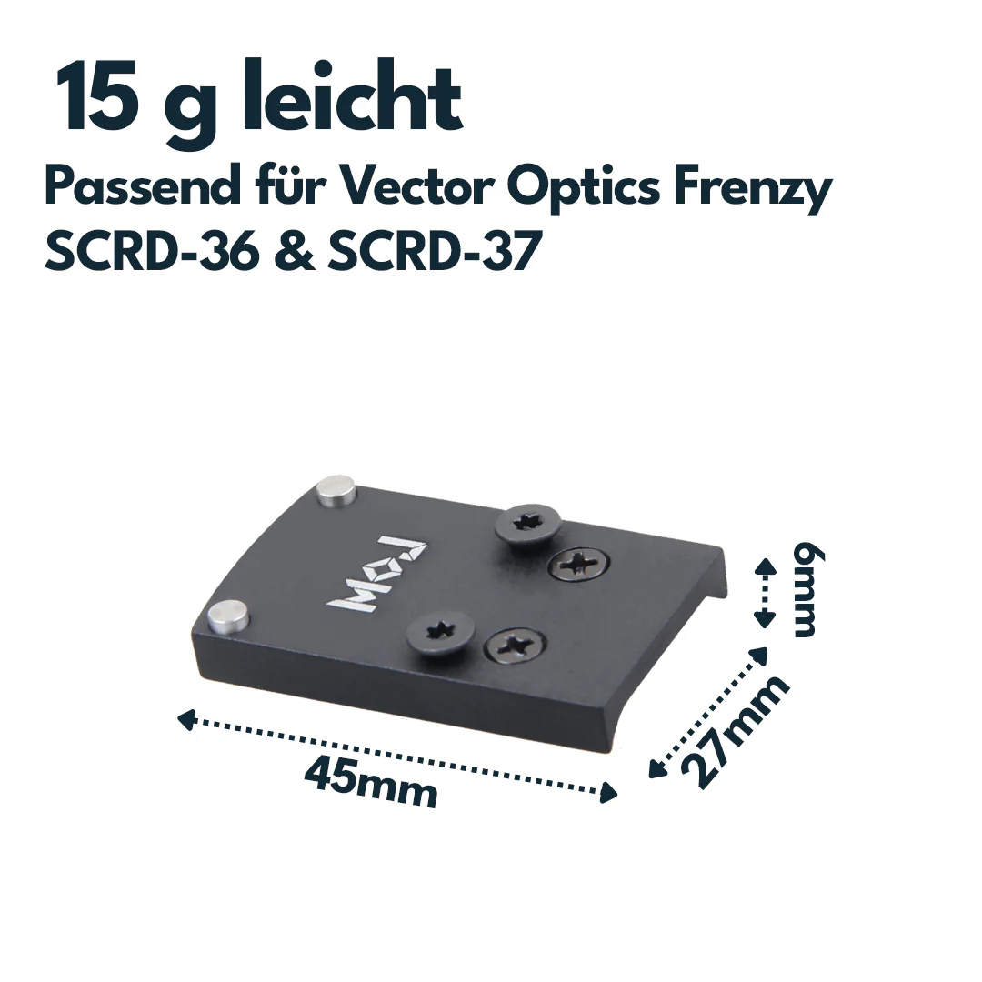 Vector Optics SCRDM-08 Glock Montage für Reflexvisiere mit MOJ (RMR) Footprint - Image 3