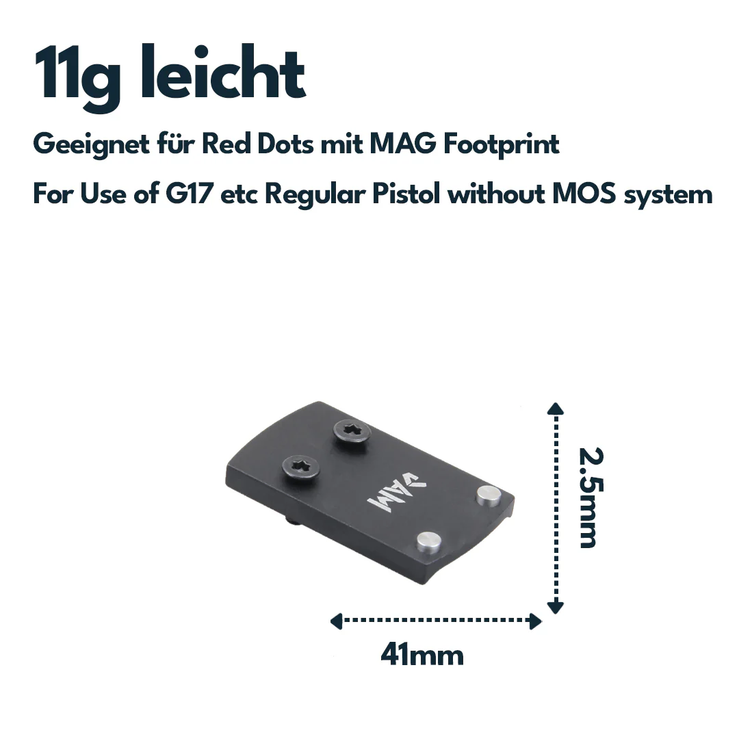 Vector Optics SCRDM-09 Glock Montage für Reflexvisiere mit MGT (SHIELD) Footprint - Image 3