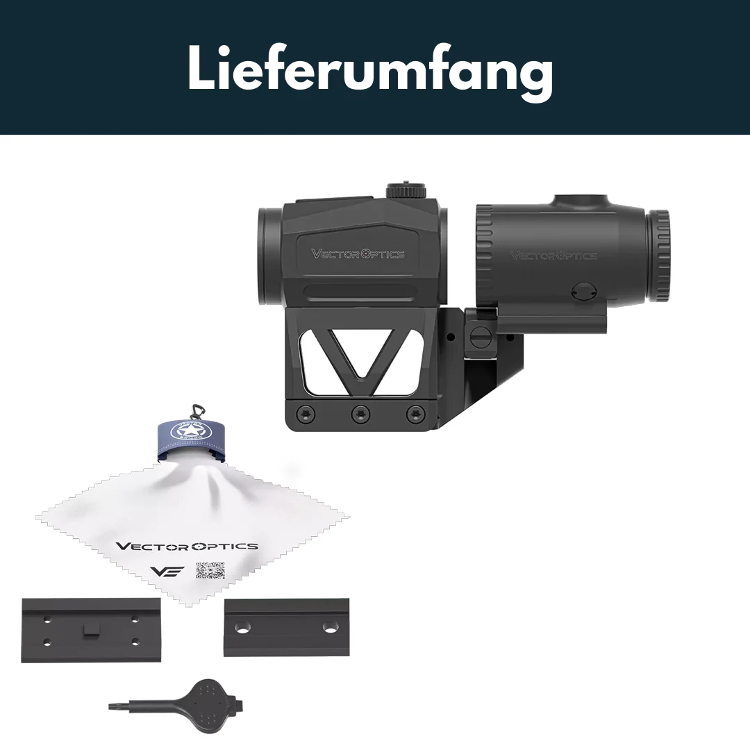 Vector Optics SCRMMK-01 Scrapper 1x25 MRT with Paragon 3x Magnifier Kit - Image 10