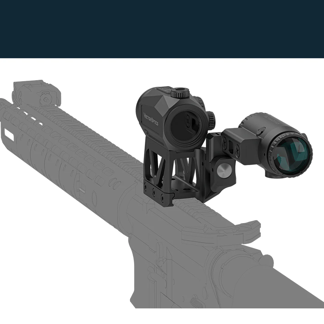 Vector Optics SCRMMK-01 Scrapper 1x25 MRT with Paragon 3x Magnifier Kit - Image 8