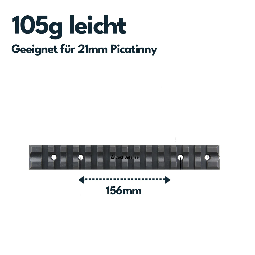 Vector Optics SCTIK-01 Stahl Picatinny Schiene für Tikka T3 156mm - Image 2