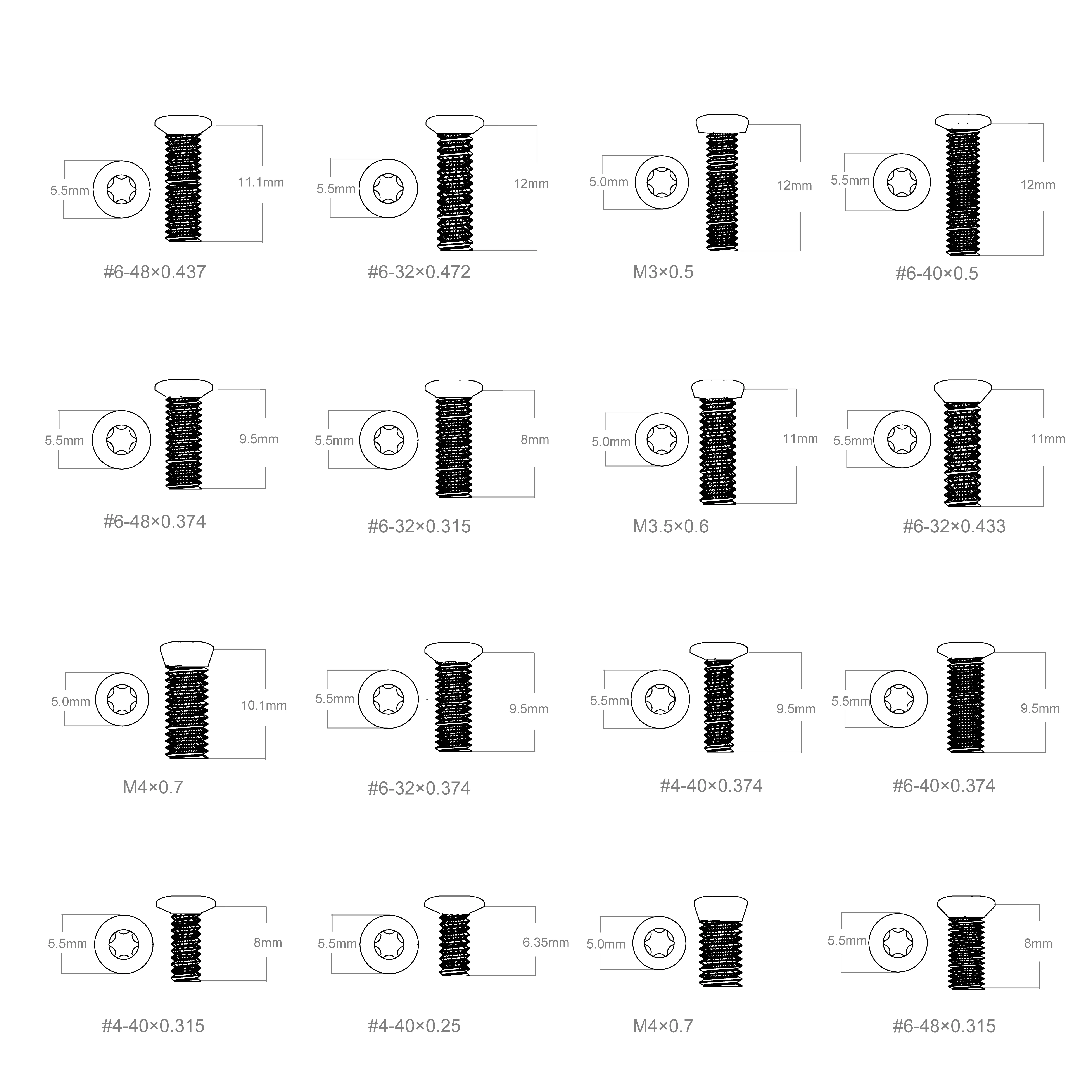 Vector Optics SCTK-07 Schraubenset für Reflexvisiere - Image 4