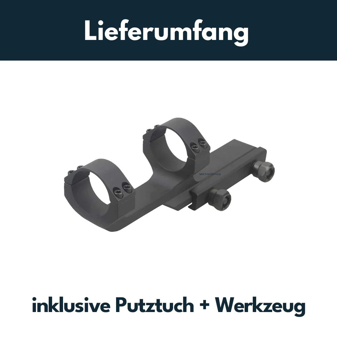 Vector Optics SCTM-24B Blockmontage Offset für 30mm Tubus, 21mm Picatinny, h=38mm - Image 5