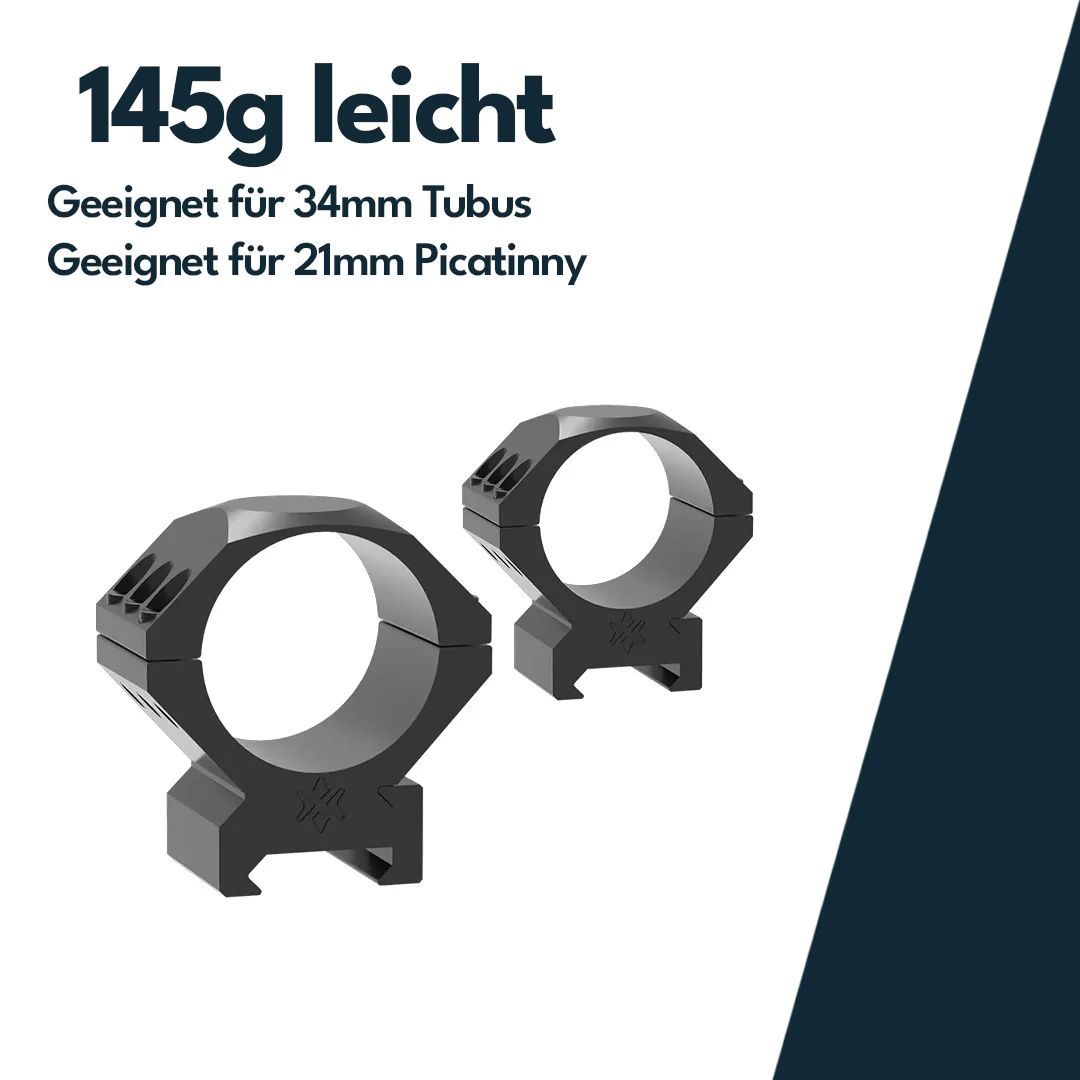 Vector Optics SCTM-52 X-Accu Montage für 34mm Tubus, 21mm Picatinny, h=28mm - Image 3