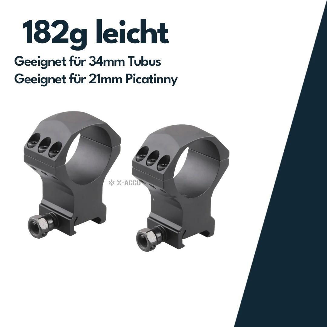 Vector Optics SCTM-54 X-Accu Montage für 34mm Tubus, 21mm Picatinny, h=40mm - Image 3