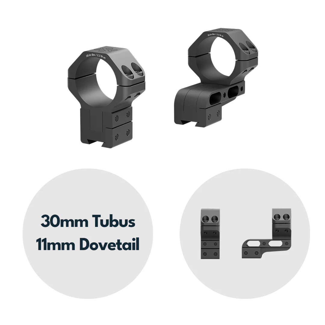 Vector Optics XASR-3065 höhenverstellbare Cantilever Montageringe für 30mm Tubus (h=35-41mm) - Image 9