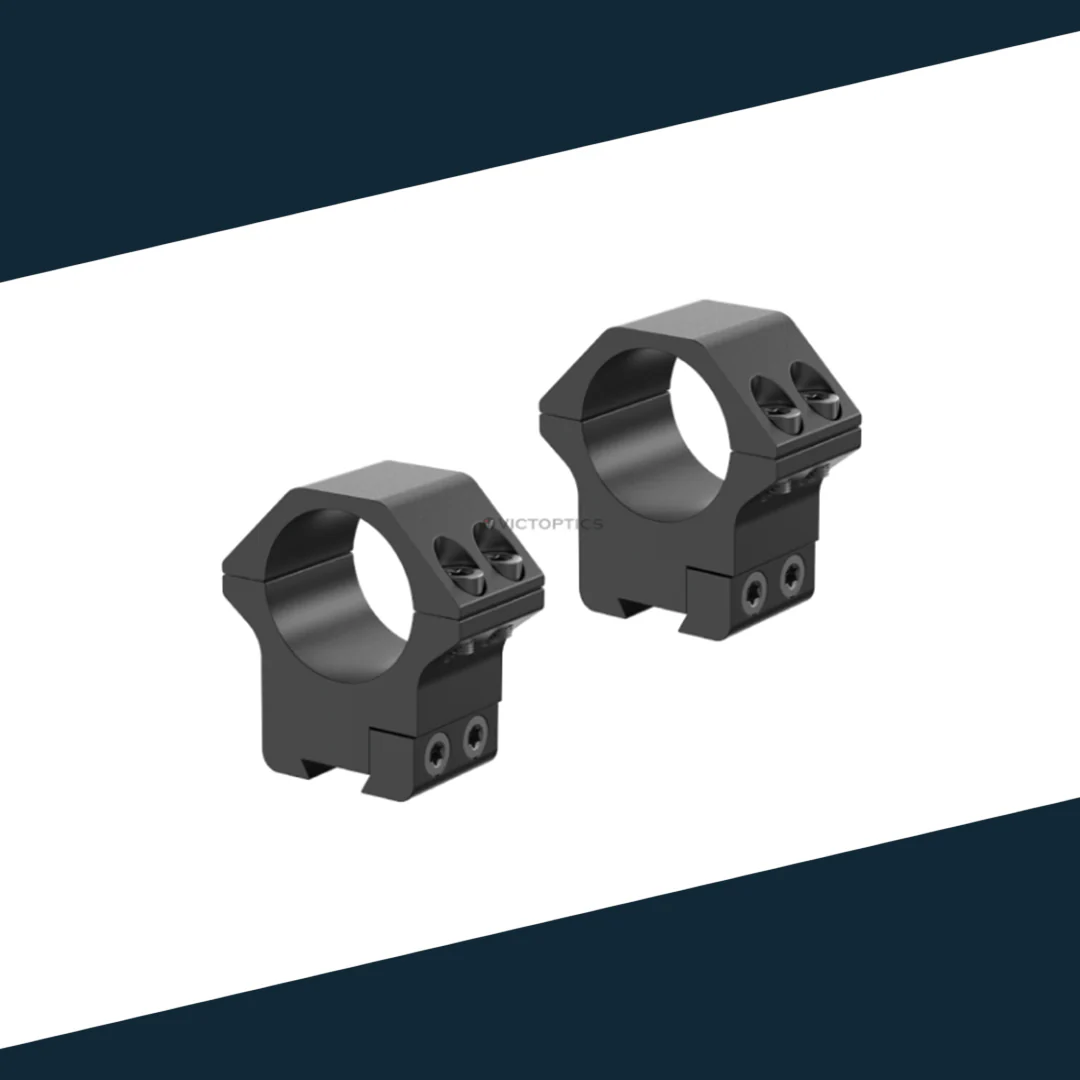 Victoptics Montageringe aus Aluminium für 11mm Schiene und 25,4mm Tubus in verschiedenen Höhen - Image 4
