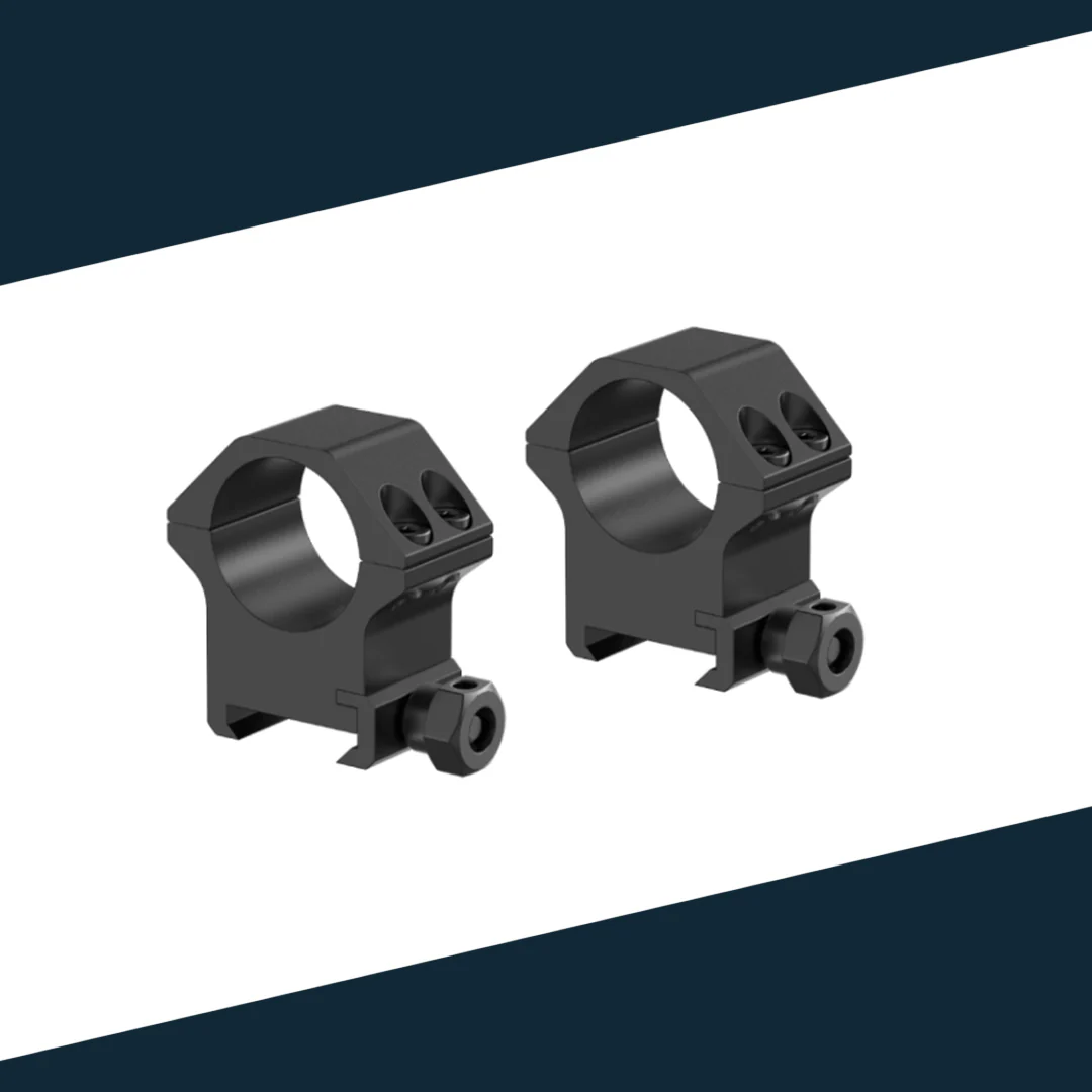 Victoptics Montageringe aus Aluminium für 21mm Schiene und 30mm Tubus in verschiedenen Höhen - Image 4
